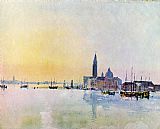 Venice San Guirgio from the Dogana Sunrise by Joseph Mallord William Turner